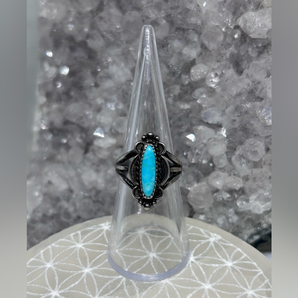 Vintage Bell Trading Post Turquoise Sterling ring
